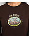Dravus Deerscape Brown Long Sleeve T-Shirt - Thumbnail image 2 of 2
