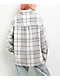 Dravus Eclipse Brown, White, & Blue Flannel Shirt - Thumbnail image 2 of 3