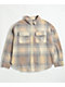 Dravus Eclipse Grey & Khaki Flannel Shirt - Thumbnail image 5 of 7