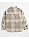 Dravus Eclipse Grey & Khaki Flannel Shirt - Thumbnail image 6 of 7