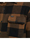 Dravus Essential Brown and Black Flannel Shirt - Thumbnail image 2 of 2