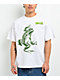Dravus Green Frog White T-Shirt - Thumbnail image 1 of 2