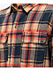 Dravus Jubal Navy & Tobacco Flannel Shirt