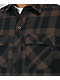 Dravus Lager Woven Brown Flannel Shirt - Thumbnail image 2 of 2