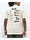 Dravus Life Goes On camiseta de color crema