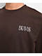 Dravus Linear Flora Vintage Brown T-Shirt - Thumbnail image 3 of 3