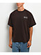 Dravus Linear Flora Vintage Brown T-Shirt - Thumbnail image 2 of 3