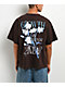 Dravus Linear Flora Vintage Brown T-Shirt - Thumbnail image 1 of 3