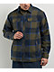 Dravus Navy Flannel Sherpa Jacket - Thumbnail image 1 of 5