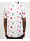 Dravus Peace Out White Short Sleeve Button Up Shirt - Thumbnail image 3 of 3
