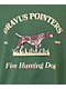 Dravus Pointers Forest Green T-Shirt - Thumbnail image 2 of 2