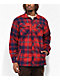 Dravus Red Sherpa Flannel Shacket - Thumbnail image 1 of 2