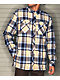 Dravus Sherpa Blue & Tan Flannel Shirt