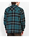 Dravus Sherpa Green & Black Flannel Shirt - Thumbnail image 2 of 3