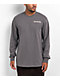 Dravus Sink Or Swim Charcoal Long Sleeve T-Shirt - Thumbnail image 2 of 3