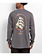 Dravus Sink Or Swim Charcoal Long Sleeve T-Shirt - Thumbnail image 1 of 3