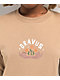 Dravus Somewhere Soon Sand Long Sleeve T-Shirt - Thumbnail image 3 of 3