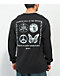 Dravus Stay Centered Black Long Sleeve T-Shirt