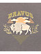 Dravus The Buffalo Charcoal Grey Long Sleeve T-Shirt  - Thumbnail image 2 of 2
