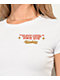 Dravus Tough Broads White Crop T-Shirt - Thumbnail image 3 of 3