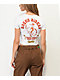 Dravus Tough Broads White Crop T-Shirt - Thumbnail image 1 of 3