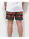 Dravus Venue Black, Red & Orange Shorts - Thumbnail image 2 of 4