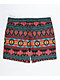 Dravus Venue Shorts negros, rojos y naranjas