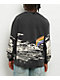 Dravus Waikiki Vintage Black Long Sleeve T-Shirt - Thumbnail image 2 of 4