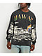 Dravus Waikiki Vintage Black Long Sleeve T-Shirt - Thumbnail image 1 of 4