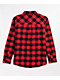 Dravus Willard Red & Black Flannel Shirt - Thumbnail image 2 of 5