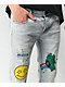 Dript Denim D.1003 Doodle Casino Blue Skinny Jeans - Thumbnail image 4 of 5