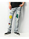 Dript Denim D.1003 Doodle Casino Blue Skinny Jeans - Thumbnail image 1 of 5