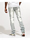 Dript Denim D.211 White Paint Blue Skinny Jeans