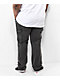 Dript Denim Decorated Black Wash Double Knee Carpenter Pants - Thumbnail image 4 of 7