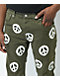 Dript Denim Peace Jeans amplios color verde oliva
