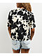 Duvin Cow Design Short Sleeve Button Up Boxy Shirt - Thumbnail image 2 of 4