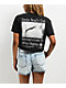 Duvin Skinny Dippin Black Crop T-Shirt - Thumbnail image 1 of 3