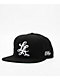Dyse One LA Script Black Snapback Hat - Thumbnail image 1 of 4