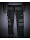 EPTM Black Hook & Loop Cargo Pants - Thumbnail image 2 of 6