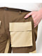 EPTM Easy Brown Cargo Flare Pants - Thumbnail image 4 of 7