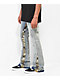 EPTM Jeans de mezclilla acampanados en camuflaje y celeste
