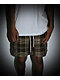 EPTM Tweed Brown Trucker Shorts - Thumbnail image 3 of 5