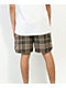 EPTM Tweed Brown Trucker Shorts - Thumbnail image 4 of 5