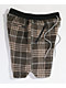 EPTM Tweed Brown Trucker Shorts - Thumbnail image 5 of 5