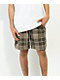 EPTM Tweed Brown Trucker Shorts - Thumbnail image 2 of 5