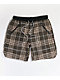 EPTM Tweed Brown Trucker Shorts - Thumbnail image 1 of 5