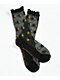 Ectogasm Pumpkin Black Sheer Crew Socks - Thumbnail image 1 of 2