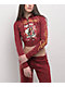 Ed Hardy Amor Butterfly Wine Crop Zip Hoodie - Thumbnail image 1 of 5