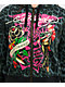 Ed Hardy Anchor Rose Green Leopard Crop Zip Hoodie - Thumbnail image 3 of 6