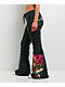 Ed Hardy Anchor Rose Green Leopard Flare Sweatpants - Thumbnail image 5 of 7